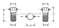 Осушитель кондиционера Ava для Audi A4, A6/Volkswagen Passat 1.6-1.9tdi 1995-2004 AID154