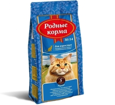 Сухой корм для кошек Родные корма, для стерилизованных, курица, 2,045кг