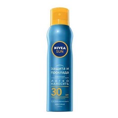 Солнцезащитный спрей Nivea Sun Защита и прохлада Освежающий SPF30, 200 мл