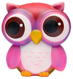 Игрушка-антистресс 1Toy Сквиши М-м-мняшка Сова с большими глазами