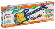 Электрогитара игрушечная Shenzhen toys с микрофоном music guitar yoyo Б32718