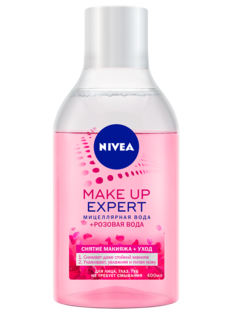 Мицеллярная вода Nivea Make Up Expert Розовая вода 400 мл