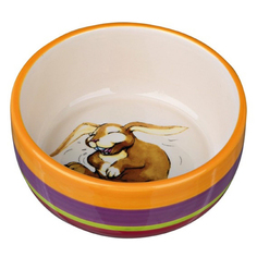 Одинарная миска для грызунов TRIXIE, керамика, в ассортименте, 0.08 л