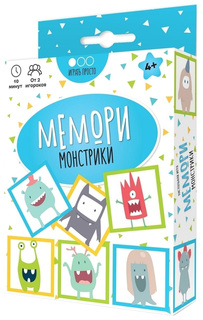 Настольная игра MURAVEY GAMES ТК002 Мемори Монстрики