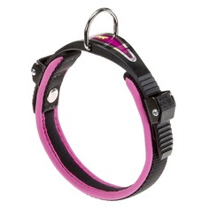 Ошейник Ferplast ERGOCOMFORT FLUO С для собак (25-33 см х 1,5 см, Розовый)