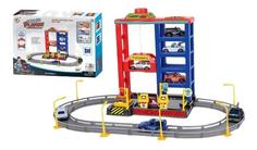 Игровой набор Многоуровневая гараж Парковка с лифтом Gratwest Г78481