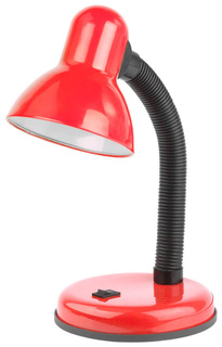 Настольный светильник ЭРА N-120-E27-40W-R Красный ERA
