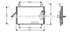 Радиатор кондиционера AVA QUALITY COOLING KA5004