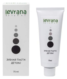 Зубная паста Levrana Детокс Черная 75 мл