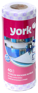 Салфетки в рулоне York премиум 40 шт