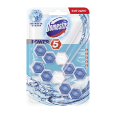 Блок для очищения унитаза Domestos power 5 свежесть океана дуо 2*55 г