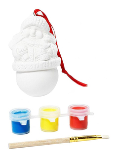 Набор для творчества Bondibon новогодние украшения снеговик