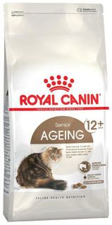 Сухой корм для кошек ROYAL CANIN Senior Ageing 12+, для пожилых, мясо, 4кг