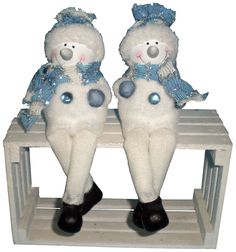 Фигурка новогодняя Snowmen Е94315 Снеговичок в шапке в ассортименте