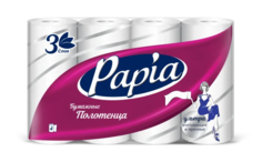 Бумажные полотенца Papia 4 штуки