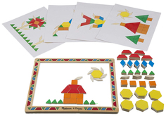 Деревянная игрушка Melissa&doug Набор магнитных деталей Придумай свой рисунок