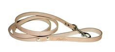 Поводок для собак Аркон Стандарт, бежевый, ширина 11мм, длина 140 см