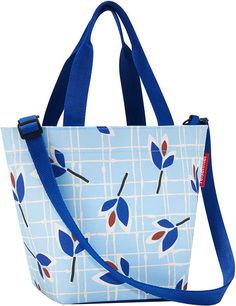 Сумка Shopper XS leaves blue Reisenthel