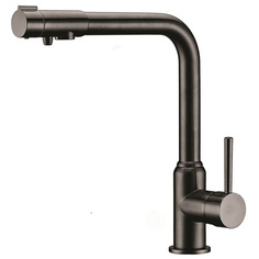 Смеситель для кухни Kaiser Teka 13044-2 с подключением к фильтру Black