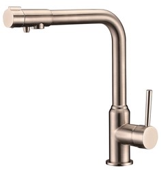 Смеситель для кухни Kaiser Teka 13044-5 с подключением к фильтру Nickel