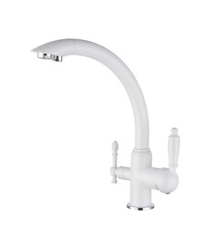 Смеситель для кухни Kaiser Vincent 31244-10 с подключением к фильтру White