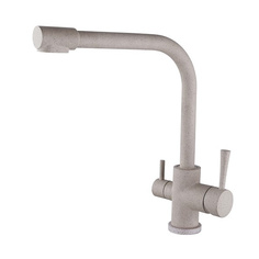 Смеситель для кухни Kaiser Merkur 26044-4 с подключением к фильтру Sandbeige