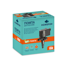 Помпа для аквариума течения Home-Fish AP-1350, погружная, 1000 л/ч, 18 Вт