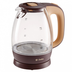 Чайник электрический Delta DL-1203 Brown/Beige