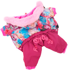 Комбинезон для собак FOR MY DOGS, женский, розовый, FW697-2019 F 16
