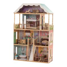 Кукольный домик KidKraft Шарллота с мебелью 65956_KE