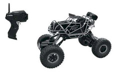 Радиоуправляемая машинка 1TOY Драйв бигвил 4WD серо-черная Т10948