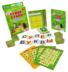 Семейная настольная игра Нескучные Игры Супер-Буквы