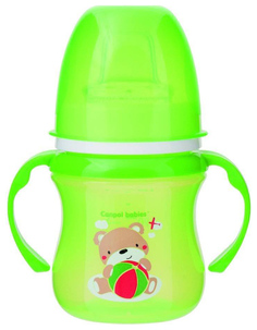 Поильник Canpol EasyStart Colourful animals зеленый 120 мл 6м+