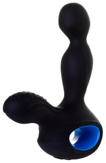 Массажер простаты Erotist , Силикон, Чёрный, 14,5 см