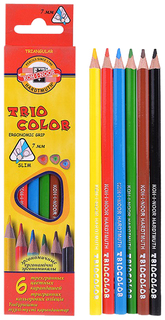Карандаши цветные Koh-I-Noor Triocolor 6 цветов
