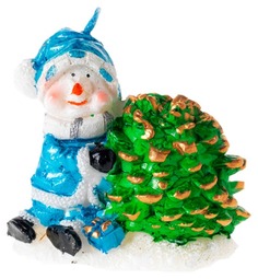 Свеча новогодняя Snowmen Е50508-GW 7 см