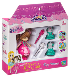 Игровой набор куколка с аксессуарами, ВОХ 16х3,7х13,2 см, арт.30111AB. Shenzhen Toys