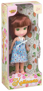Кукла Катенька 16,5 см, ВОХ 8,5?5?20 см, 2 вида, арт.M6620. Yako Toys
