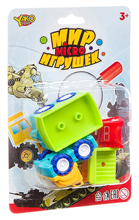 Конструктор серия Мир micro Игрушек, CRD 13,5х20х3 см, арт. M7588. Yako Toys