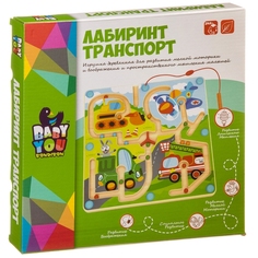 Лабиринт с магнитными шариками Bondibon "Транспорт"