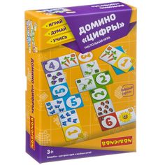 Настольная игра Bondibon "Домино. Цифры"