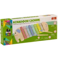 Игрушка музыкальная Bondibon "Ксилофон. Слоник"