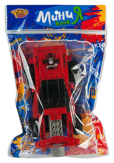 Машина-конструктор пласт.,МиниМаниЯ, РАС 15х23см, арт. М6408. Yako Toys