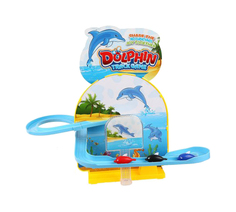 Интерактивная игрушка для купания Наша игрушка Горка С Тремя Дельфинами