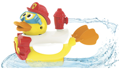 Интерактивная игрушка для купания Yookidoo Водная Утка-Пожарный Арт. 40172