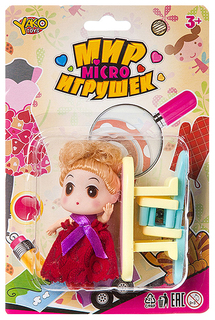 Игровой набор Yako Toys Мебели С Куколкой Серия Мир Micro Игрушек Арт.M7667.