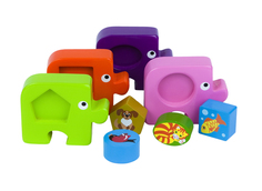 Игра из дерева Step Puzzle Первый пазл малыша. Подбираем фигуры. Домашние любимцы
