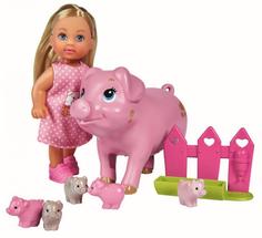 Кукла Simba Еви со свинкой и поросятами