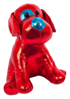 Собака красная 15 см. Игрушка мягкая серии "Металлик" A Btoys