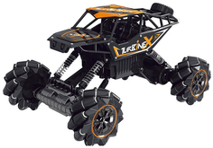 Автомобиль на радиоуправлении Пламенный мотор Дрифт, черно-оранжевый